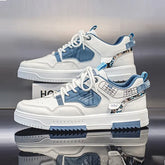 Versatile thick soled sports board shoes